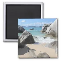 Scenic Beach at The Baths on Virgin Gorda, BVI Magnet