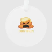 Trumpkin Poop Funny Halloween Ornament