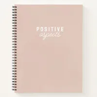 Book of Positive Aspects Simple Notebook