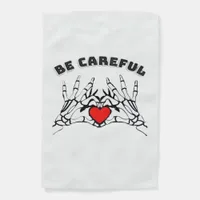 Skeleton Hand With Heart Classic Style Garden Flag