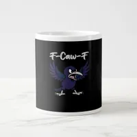 F-Caw-F Retro Graphic Giant Coffee Mug