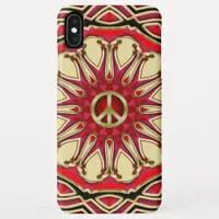 Peace Sign Pink Sun iPhone 4 Case