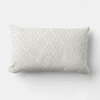 Art Deco Snowflakes Lumbar Pillow