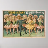 Vintage Musical Bankers And Brokers Poster