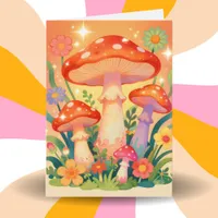 Cottage Core Mushrooms | Thinking of You Card