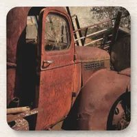 Abandoned Truck on Abandoned Iowa Farm Beverage Coaster
