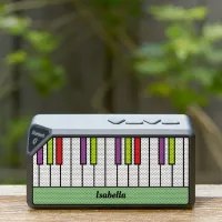 Piano Keyboard Music Keys Fun Musical Personalized Bluetooth Speaker