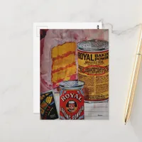 Cake and Baking Powder Collage Postcard