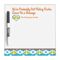 Cruising Ducks Cabin Door Decoration Pen & Dry Erase Board