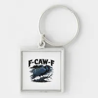 F-Caw-F Minimal Clean Design Keychain