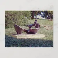 A Sculpture in Kansas City Postcard