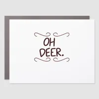 Alastor Oh Deer Creative Art Design Car Magnet