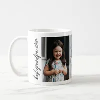 Handwritten Best Grandpa Ever 3-Photo Collage Coffee Mug