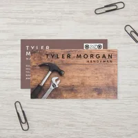 Hammer Wrench Tools Handyman Business Card