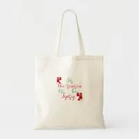 Tis The Season To Tipsy Christmas Tote Bag