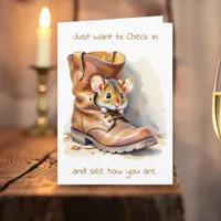 Just Checking In | Miss You Card