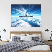 Beyond the Horizon: Concorde from Behind Canvas Print