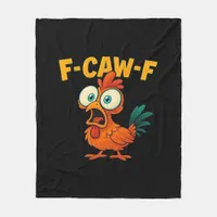 F-Caw-F Chicken Essential Creative Casual Fleece Blanket