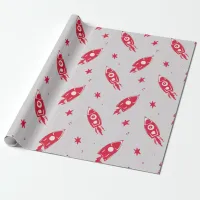 Red Rockets Wrapping Paper