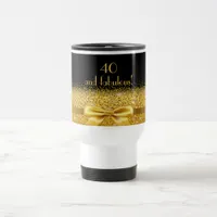 40 fabulous black gold name elegant travel mug