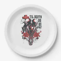Till Death Do Us Apart Classic Paper Plates