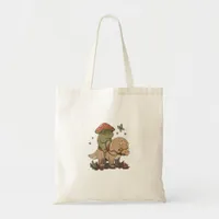 Cottagecore Frog  Aesthetic Mushroom Cute Goblinco Tote Bag