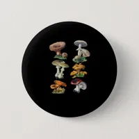 Cottagecore Mushrooms Goblincore Aesthetic Mushroo Button