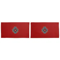 Southwest Mesas Red & Turquoise Pillow Case