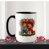 Valentine's Day | Retro Pop Art  Personalized Mug