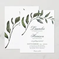 BUDGET Modern Eucalyptus Branch Wedding