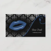 blue Makeup artist Business Cards