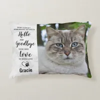 Pet Memorial Remembrance Photo Accent Pillow