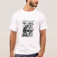 Goblin Mode Goblincore Vintage Aesthetic Funny Off T-Shirt