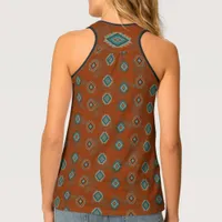 Southwest Canyons Diamond Tank Top