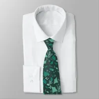 Manta Rays and Stingrays Underwater Pattern Neck Tie