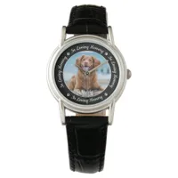 Pet Memorial Pet Loss Personalized Dog Photo Watch