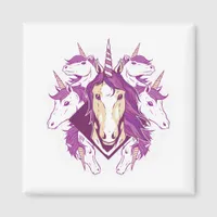 Unicorn mandala magnet