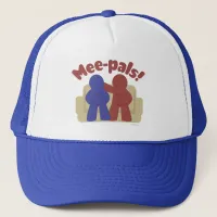 Mee Pals Funny Meeple Gamer Friends Cartoon Trucker Hat