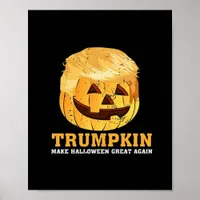 Funny  Pumpkin Trumpkin Halloween  Poster
