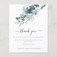 Budget PAPER | Festive Floral Wedding Thank You