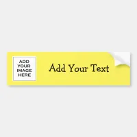 Custom Bumper Stickers, add logo, picture and text Bumper Sticker