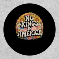 No Kings In America Since 1776 Distressed USA Flag Patch
