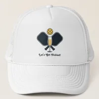 Let’s Get Pickled Preppy Pickleball Party Trucker Hat
