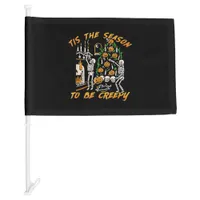 Halloween Creepy Season The Season To Be Creepy Car Flag