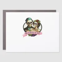 Till Death Do Us Part Skeleton Valentine Classic S Car Magnet