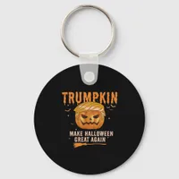 Trumpkin Make Halloween Great Again For Political, Keychain