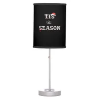 Christmas Is Approaching Tis The Season Table Lamp
