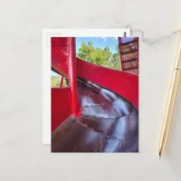 Abstract Red Slide  Postcard