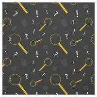 Detective Crime Scene Fabric