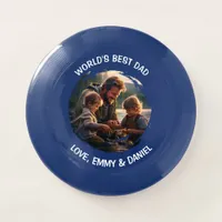 World's Best Day Personalized Photo Template Wham-O Frisbee